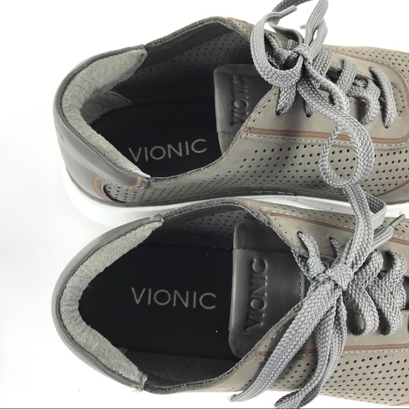 Vionic 355Riley Orthotic Gray Sneakers Size 7.5 - Picture 6 of 8